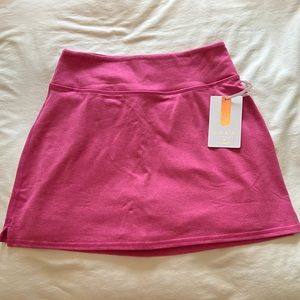 new isla movement spirit mini skort in hibiscus pink size small